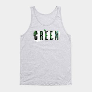 green nature. traveling  adventure lover Tank Top